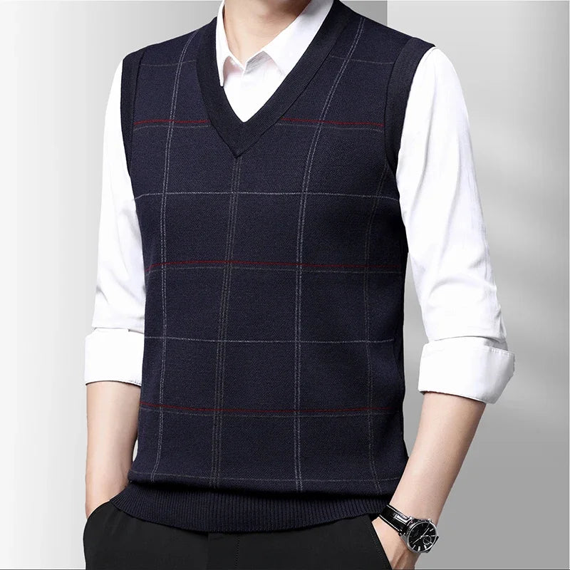 Thickened Casual Sweater Vest for Men