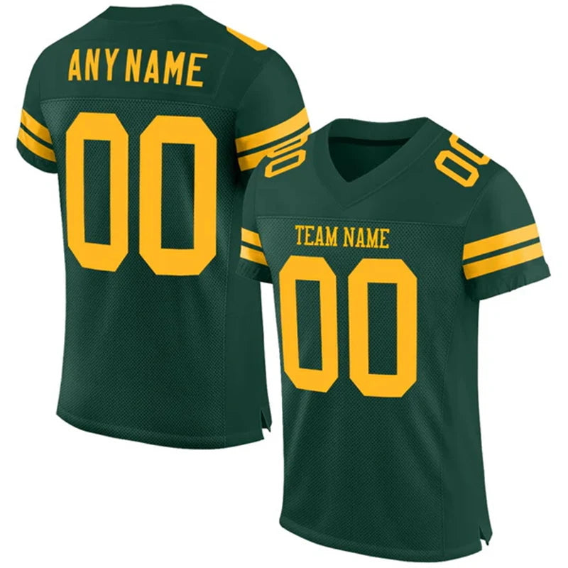 Atmungsaktive Kurzarm-Tops für Herren – American-Football-Uniform 