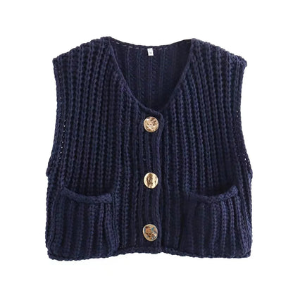 Gilet pull ample à la mode coréenne