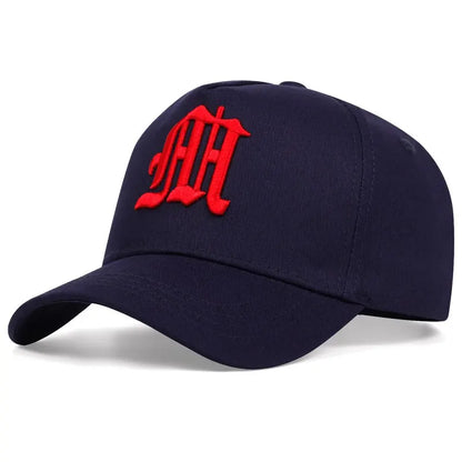 Casquette de baseball unisexe brodée avec la lettre M