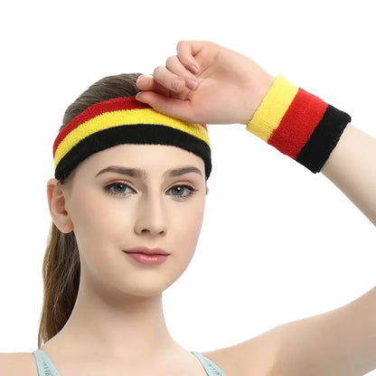 3-Piece Sports Headband Set for Active Lifestyles