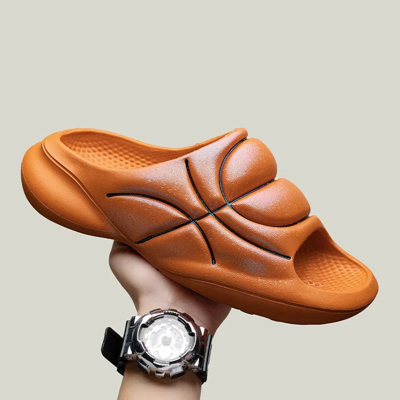 Dual Purpose Anti Slip Trendy Basketball Slippers