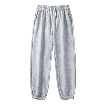 Mens Streetwear Cotton Casual Loose Trousers