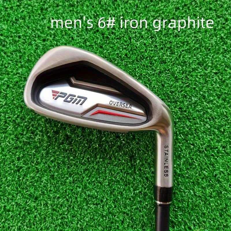 PGM 3-12 Age Children Glof Club No.7 Iron Club Carbon Steel Rod Zinc Alloy Head Kids Beginner Swing Training golf irons JRTIG004