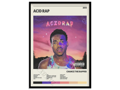 Hip Hop Music Star Poster Art