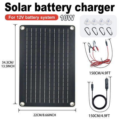 Car Boat 12V Solar Battery Charger