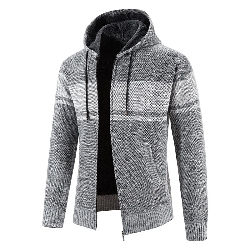 Veste à capuche de baseball slim fit pour homme