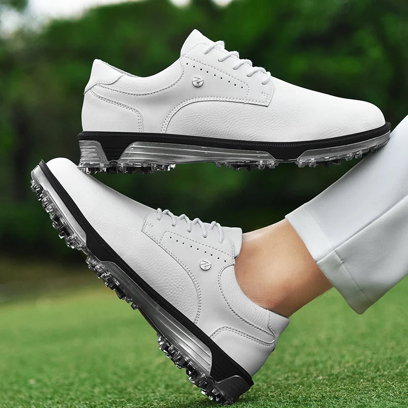 Wasserdichte Herren-Golfschuhe mit rutschfesten Spikes