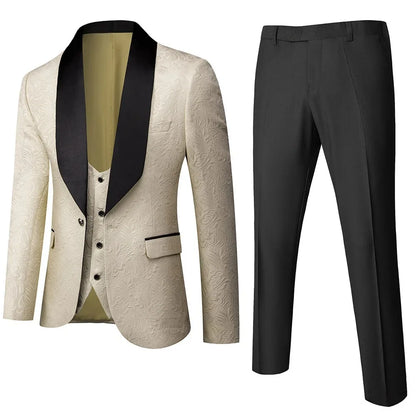3-Piece Men's Wedding Suit