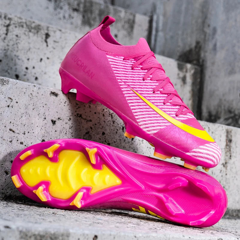 Herren-Fußballschuhe für den Outdoor-Bereich mit langen Spikes 