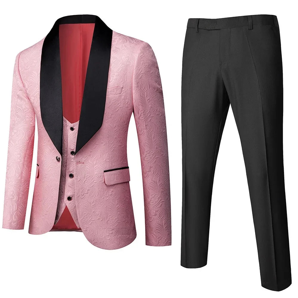 3-Piece Men's Wedding Suit