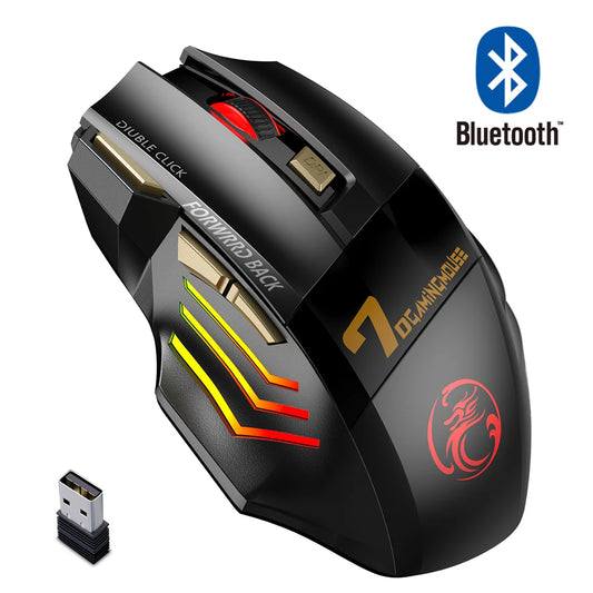 Rechargeable Bluetooth Wireless DPI  Mice Mouse
