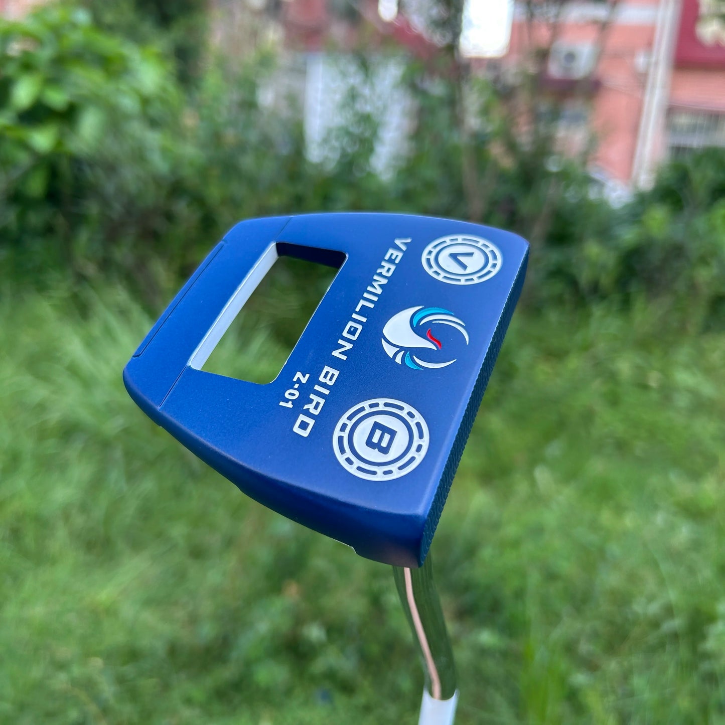 Rechtshänder-Golfputter für Herren – Kopf aus Zinklegierung, rutschfester PU-Griff, professioneller Golfschläger