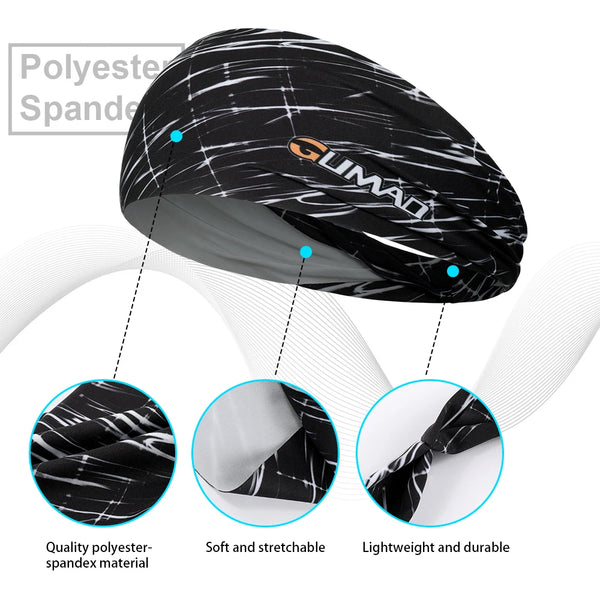 Bandeau unisexe respirant au profil fin.