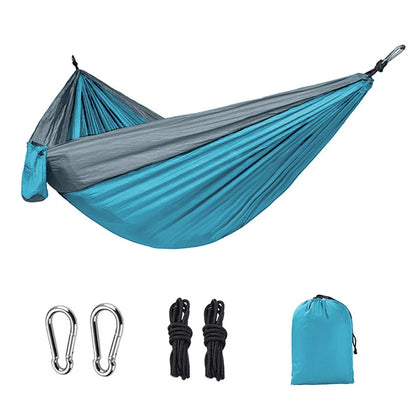 Double Person outdoor Parachute Hammock & Straps