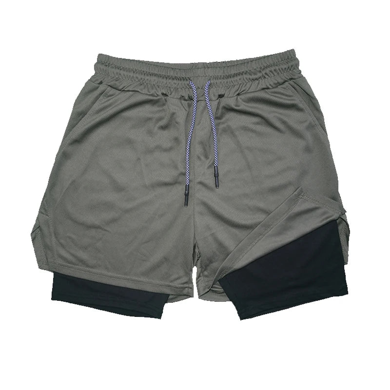 Breathable Quick-Dry Fitness Shorts for Men