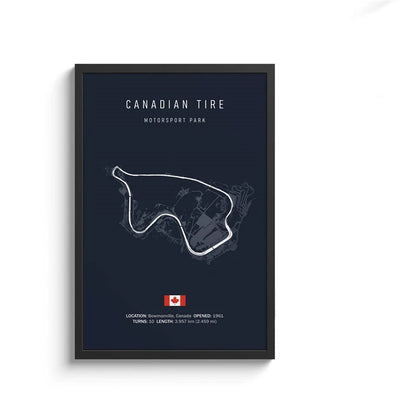 Monaco F1 Leinwand-Wandkunst, nordische Ästhetik