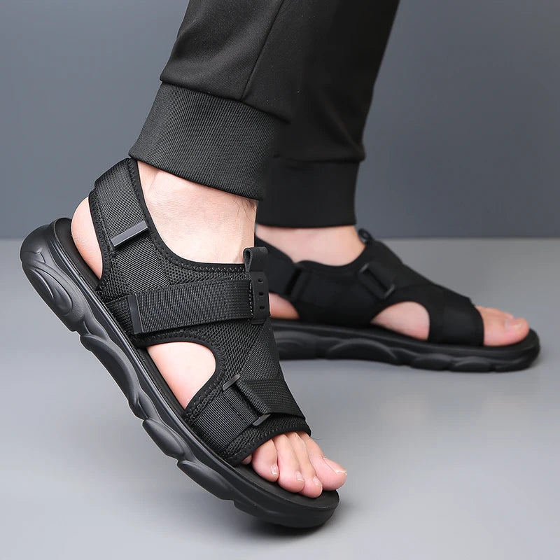 Men's Beach Sandals Non-Slip Casual Slippers – Lightweight Summer Flat Comfort Walking Shoes