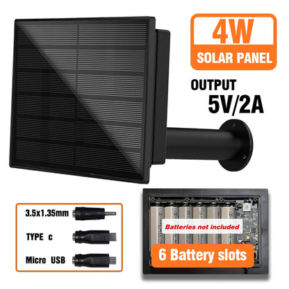 3 In1 USB TypeC Output 5V Solar Panel