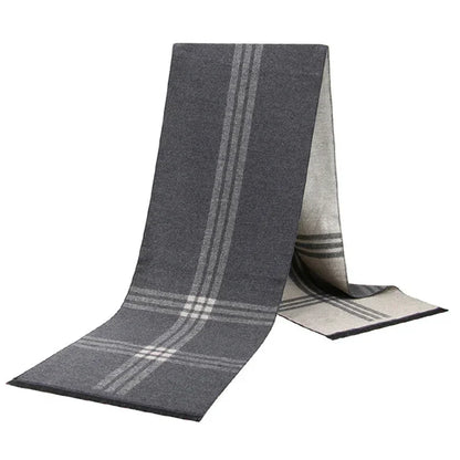 British Style Tartan Plaid Wool Scarf