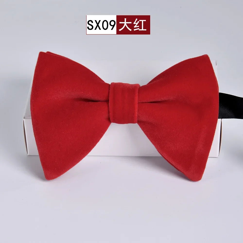 Men's Velvet Bow Tie Set