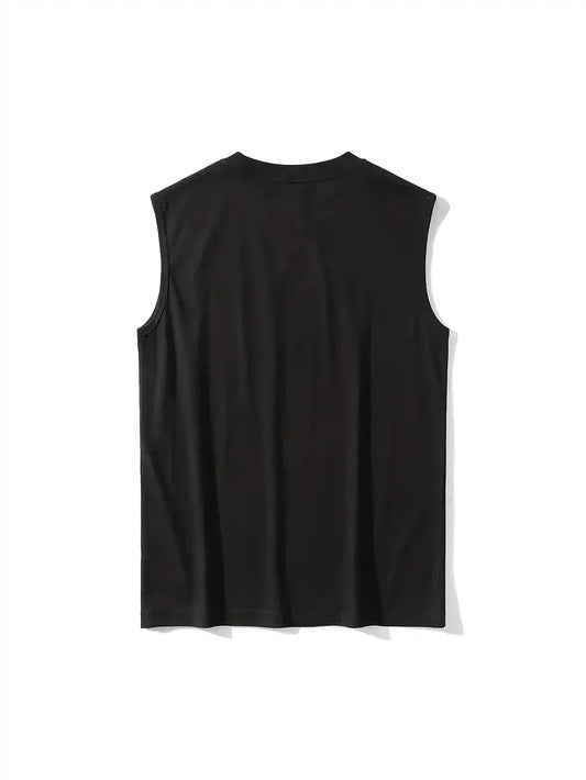 Ärmelloses Fitness-Tanktop-T-Shirt für Herren