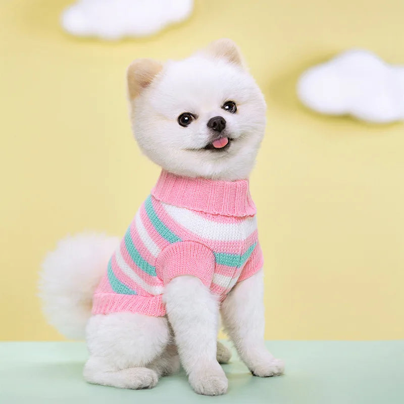 Dog Knitted Sweater - Dog Warm Clothes