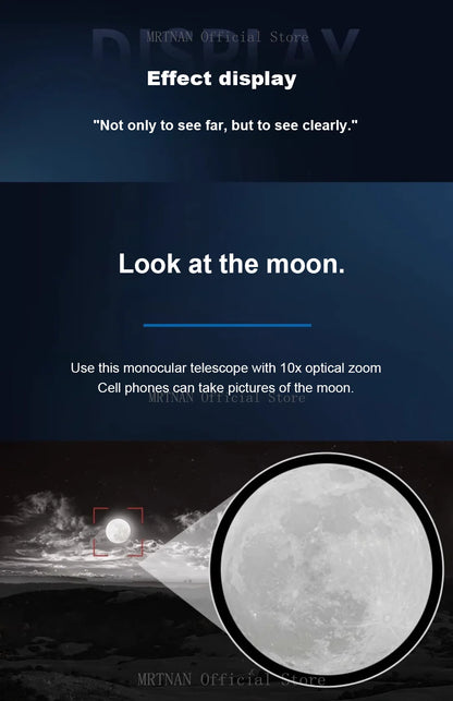 Mini tragbares 2000x25 HD Monokular-Teleskop - Handy-Teleskop