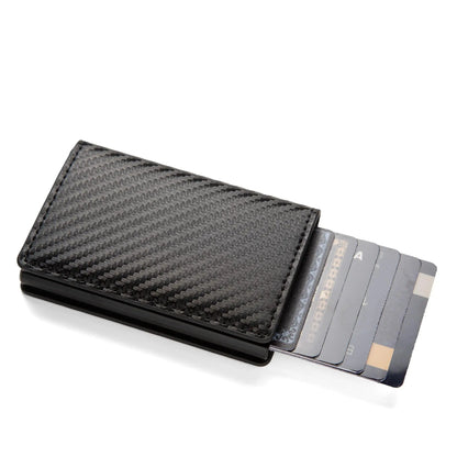 RFID Blocking Men's Leather Card Wallet