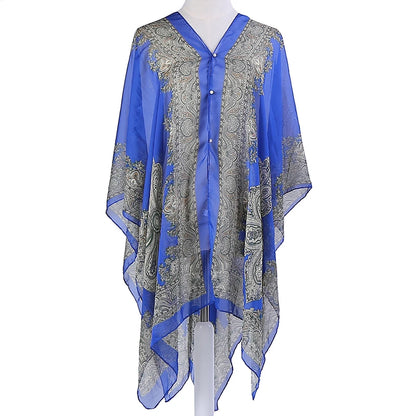 Chiffon Women Beach Cover-Up Poncho