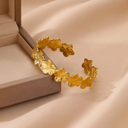 316L Edelstahl Goldringe für Damen
