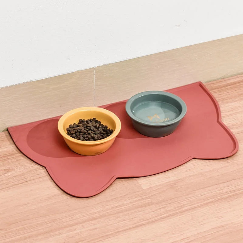 Pet Feeding Bowl - Waterproof Food Feeding Pad