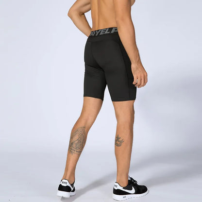 Kompressions-Workout-Shorts mit Taschen für Herren