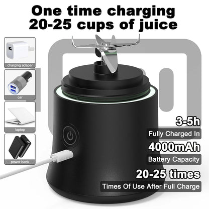 Portable USB Rechargeable Blender - Small Electric Juicer