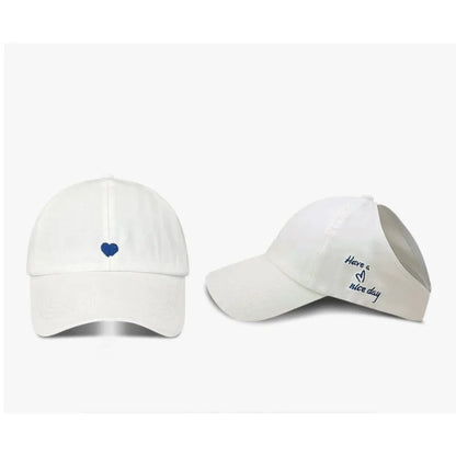 Sommer-Baseballkappe für Damen – Bucket Hat für Pferdeschwänze 