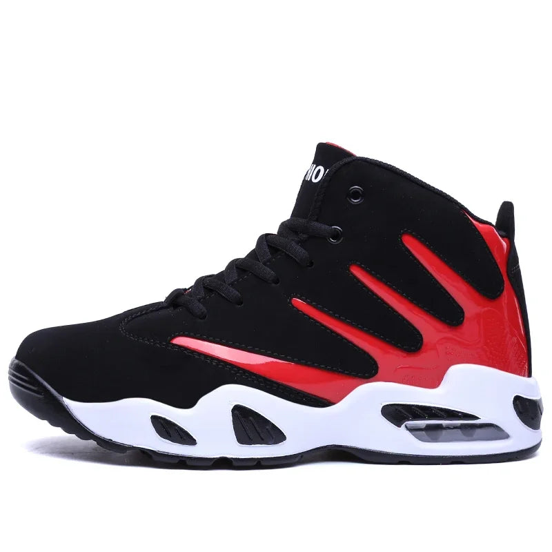 Men’s Basketball Shoes Cushioned Athletic Sneakers for Training High-Top Professional Basketball Sneakers