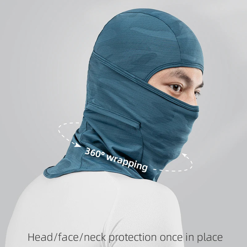 Full Face UV Protection Cycling Mask - Breathable Balaclava for Road Biking