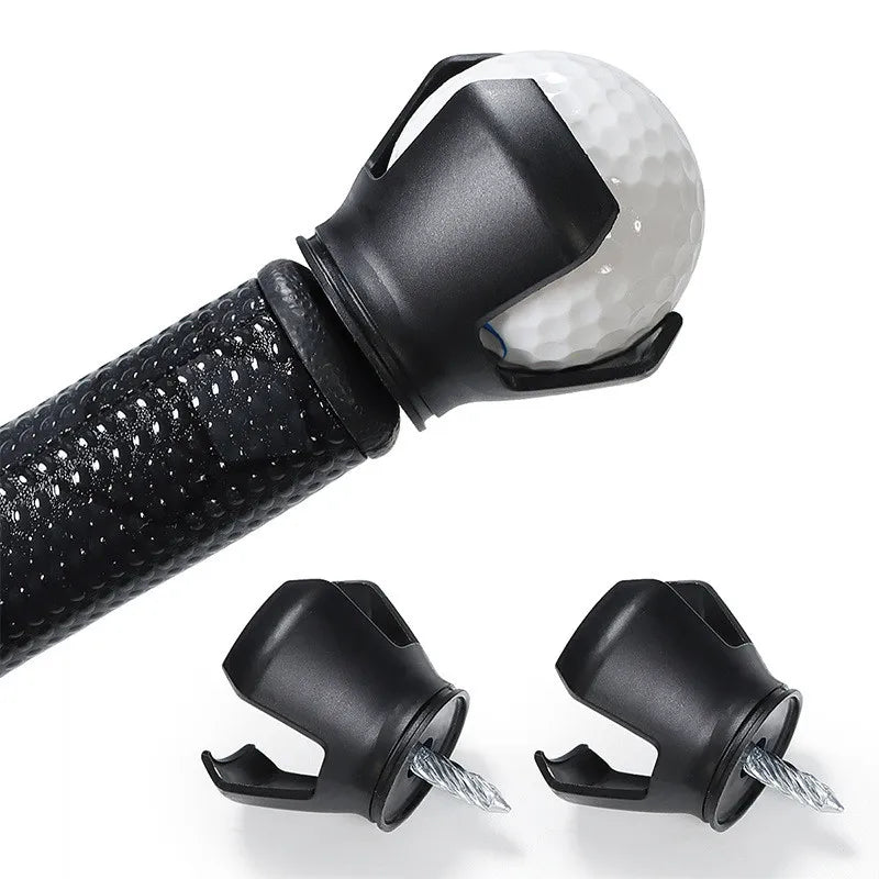 Zinc Alloy Golf Ball Picker with Rubber Clamp