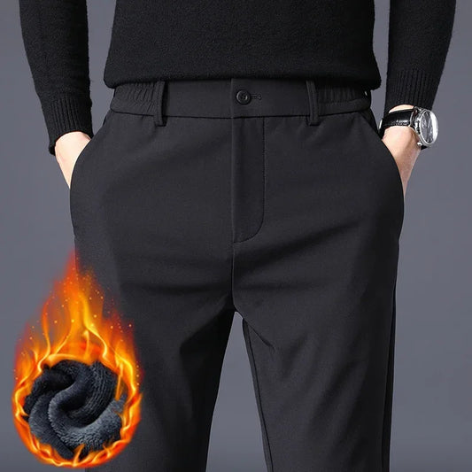 Men's Slim Fleece-Lined Sport Pants