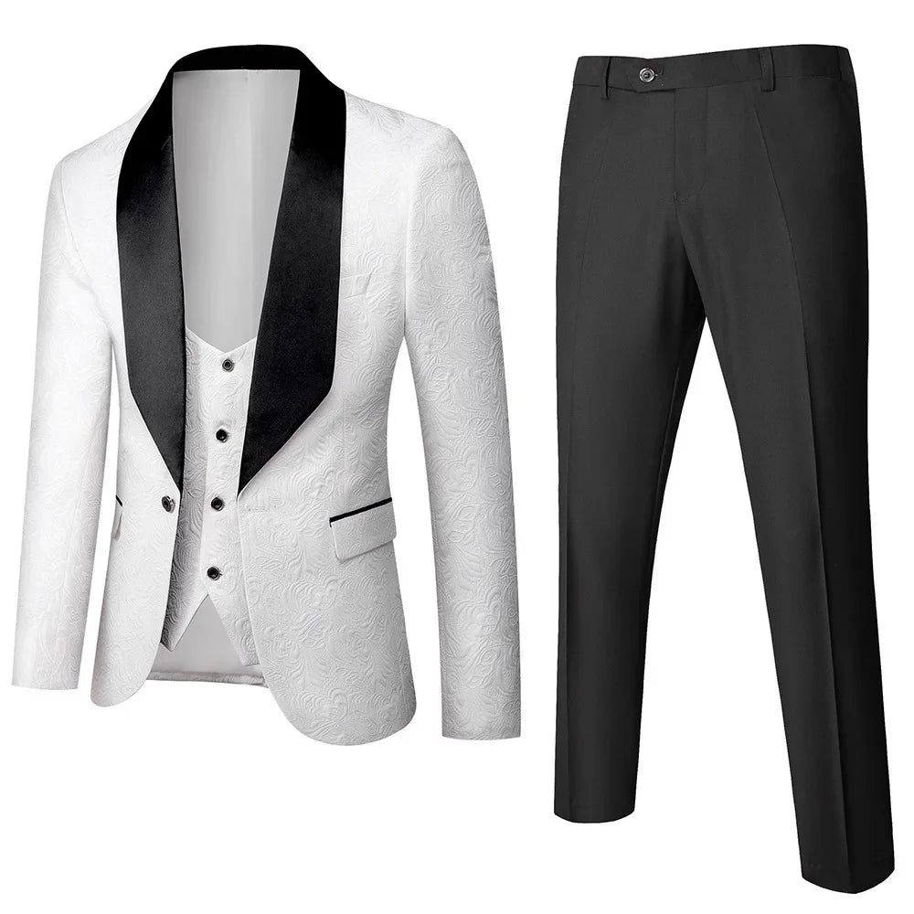3-Piece Men's Wedding Suit