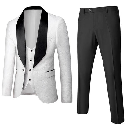 3-Piece Men's Wedding Suit