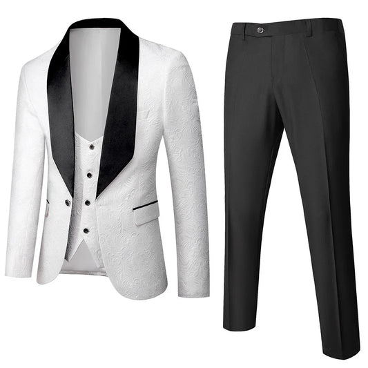 3-Piece Men's Wedding Suit