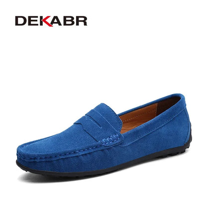 Frühling/Sommer Hochwertige echtes Leder Herren Mokassins Loafers