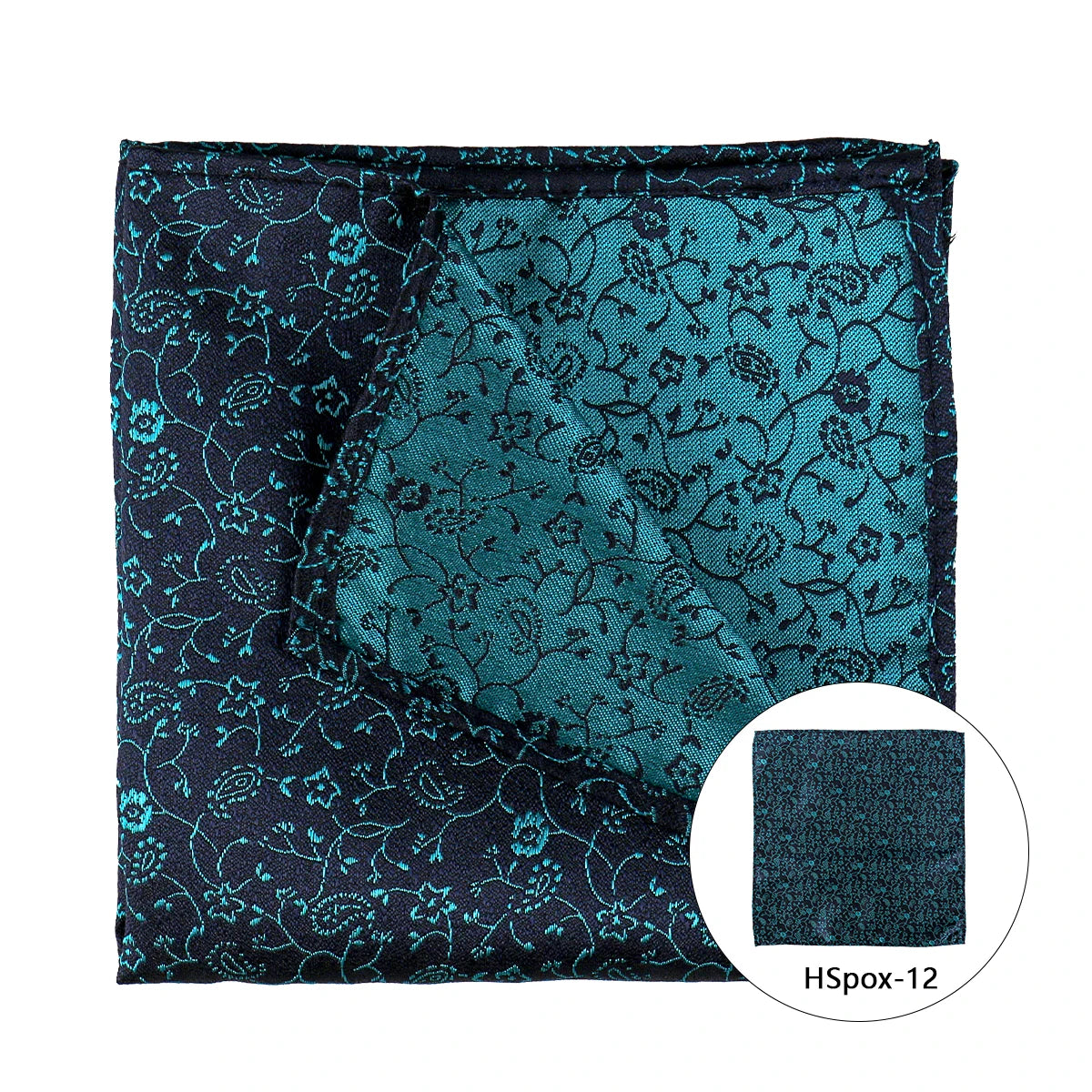 Pochette de costume homme à motif cachemire multicolore – Mouchoir de mariage tissé jacquard