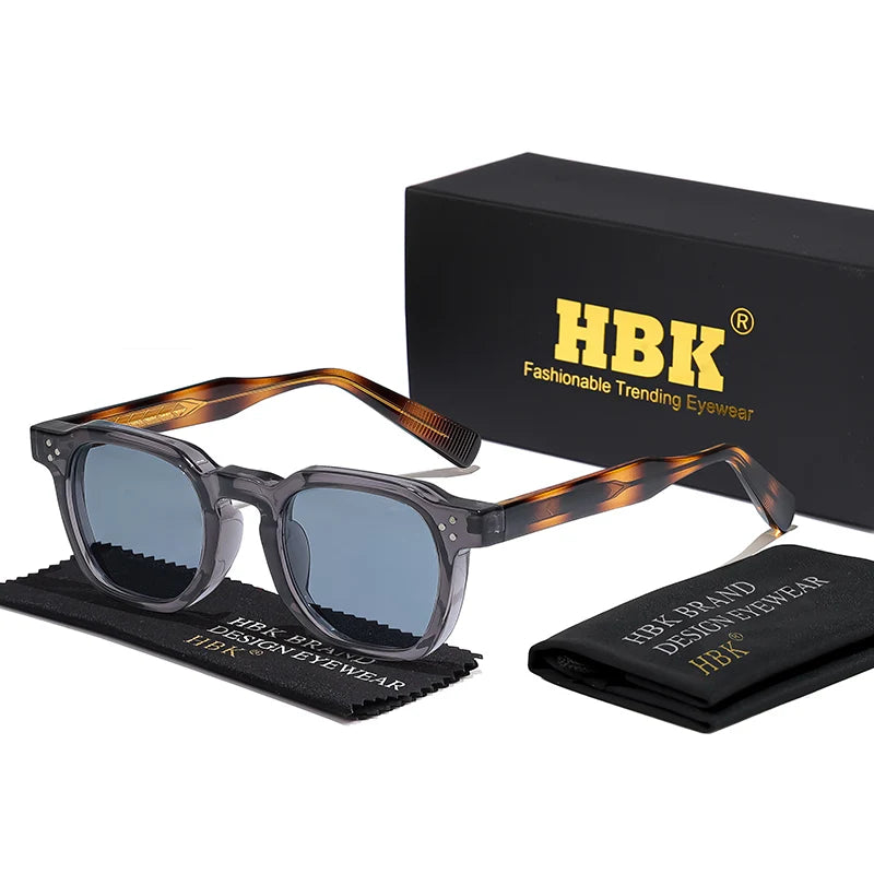 Unisex Retro Square Punk Sunglasses
