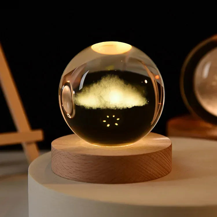 3D-Kristallplaneten-Nachtlicht-Astronomie-Globus