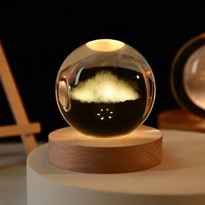 3D-Kristallplaneten-Nachtlicht-Astronomie-Globus