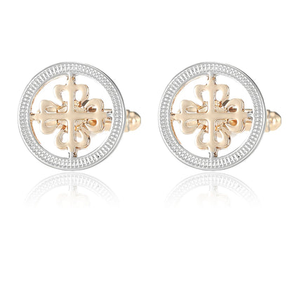 Men's Dragon Totem Round Cufflinks – Shirt Sleeve Buttons