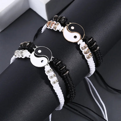 Couple Bracelet for Lover Handmade Woven Baided Rope