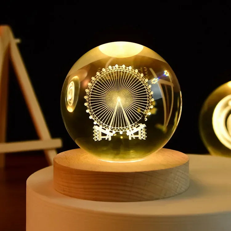 3D-Kristallplaneten-Nachtlicht-Astronomie-Globus